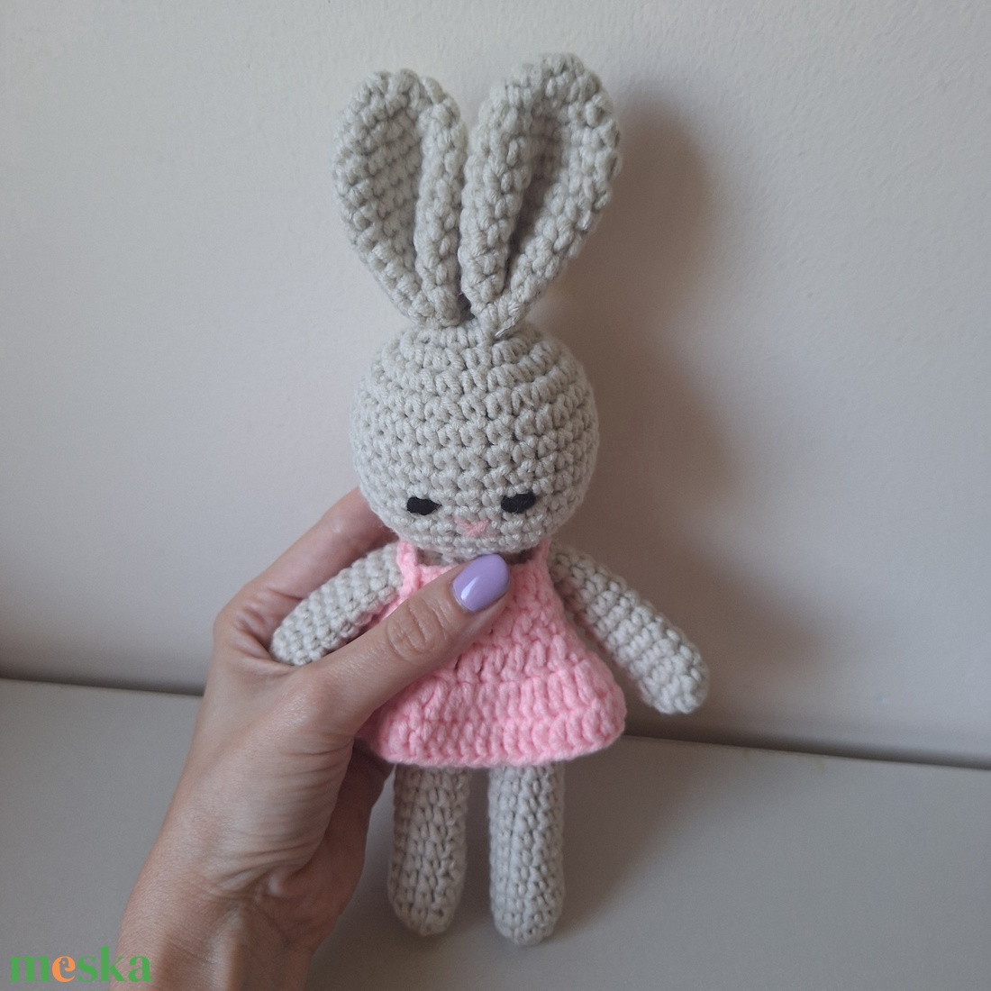 Horgolt amigurumi nyuszi lány - játék & sport - plüssállat & játékfigura - nyuszi - Meska.hu Horgolt amigurumi nyuszi lány - játék & sport - plüssállat & játékfigura - nyuszi - Meska.hu
