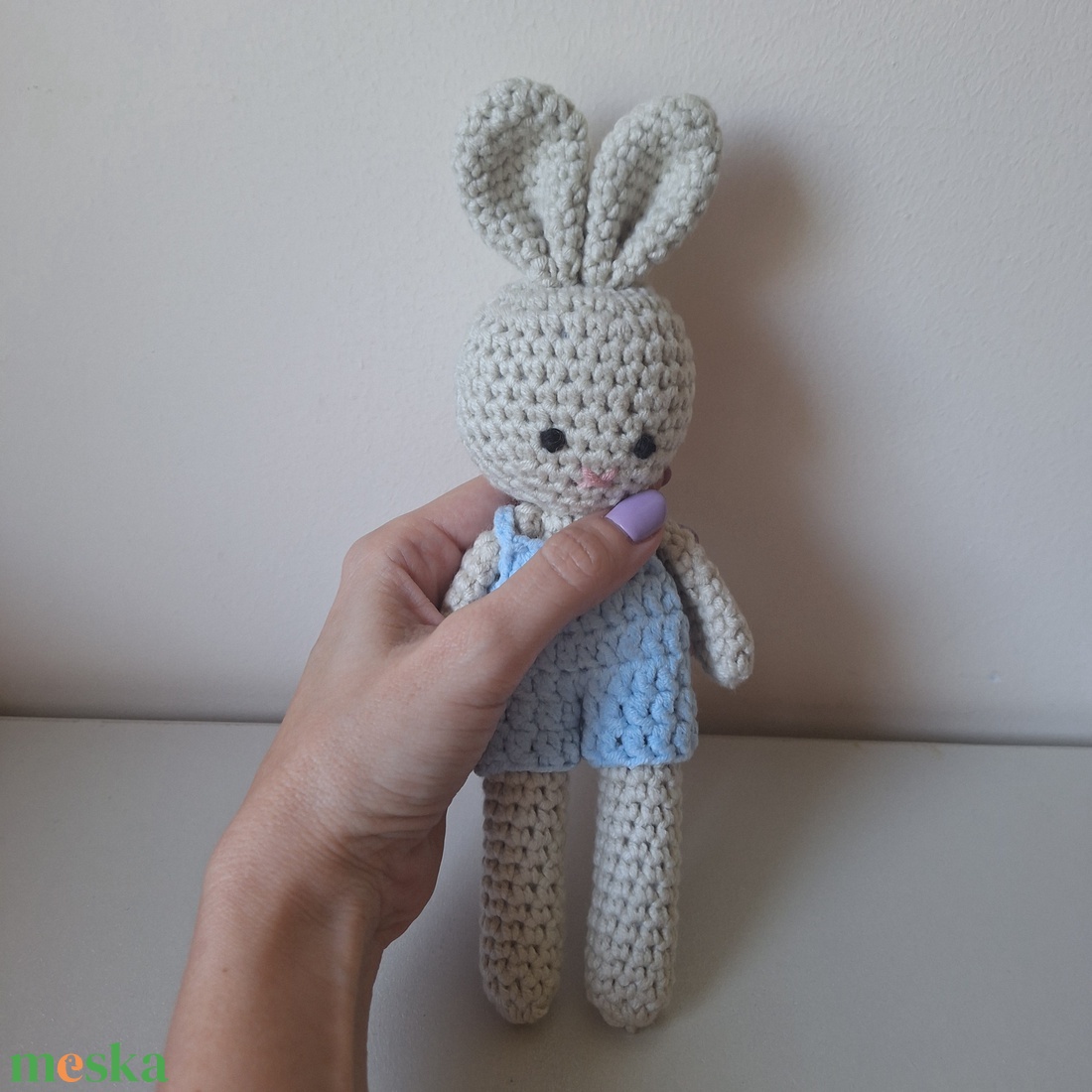 Horgolt amigurumi nyuszi - játék & sport - plüssállat & játékfigura - nyuszi - Meska.hu Horgolt amigurumi nyuszi - játék & sport - plüssállat & játékfigura - nyuszi - Meska.hu
