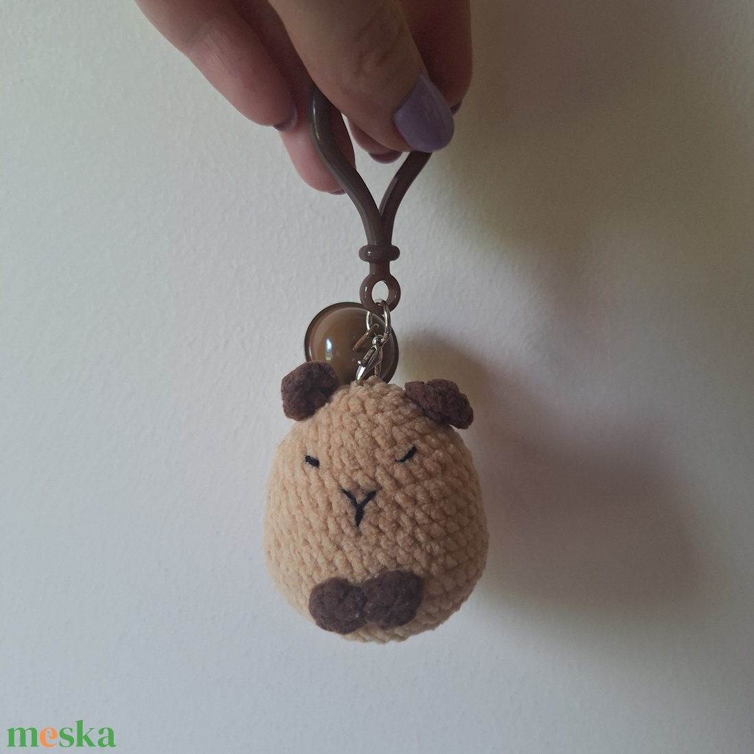 Horgolt capybara - kapibara kulcstartó - táska & tok - kulcstartó & táskadísz - kulcstartó - Meska.hu Horgolt capybara - kapibara kulcstartó - táska & tok - kulcstartó & táskadísz - kulcstartó - Meska.hu
