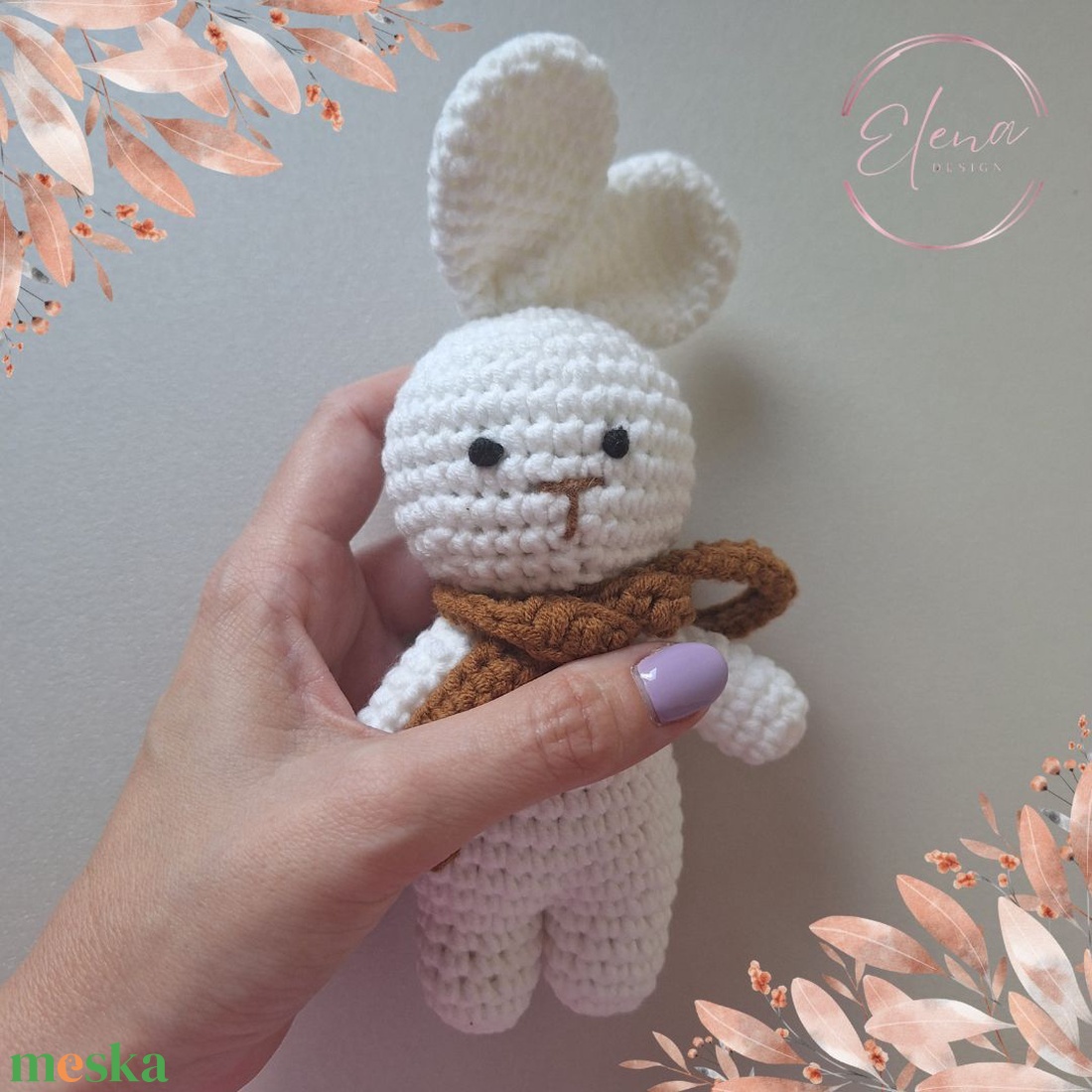 Horgolt amigurumi nyuszi - játék & sport - plüssállat & játékfigura - nyuszi - Meska.hu