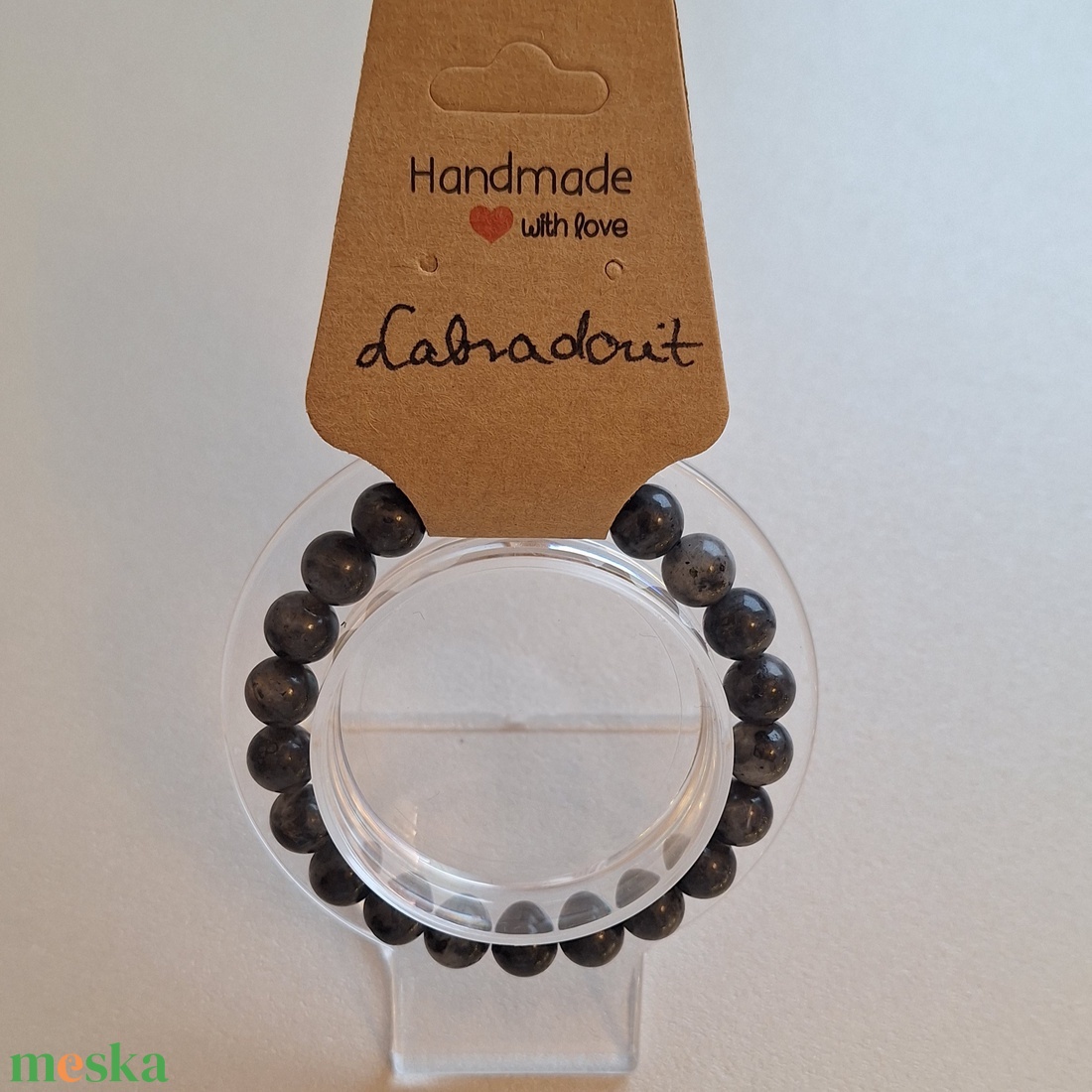 Ásványkarkötő - Labradorit - ékszer - karkötő - ásványkarkötő - Meska.hu