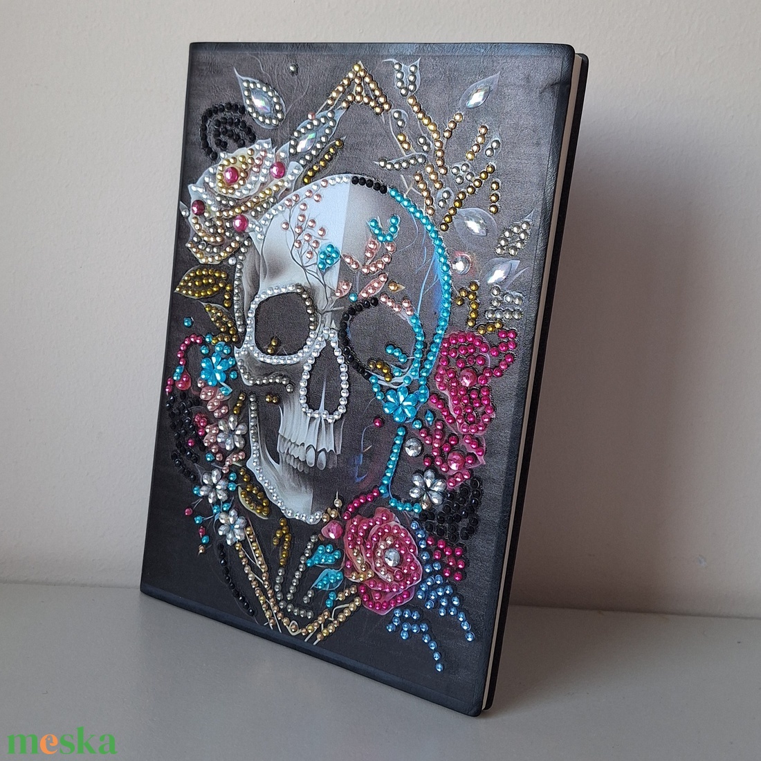 Koponya mintájú jegyzetfüzet - otthon & életmód - papír, írószer - jegyzetfüzet & napló - Meska.hu