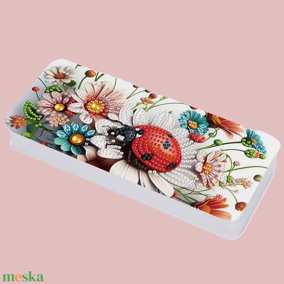 Katica tolltartó - otthon & életmód - papír, írószer - tolltartó & ceruzatekercs - Meska.hu