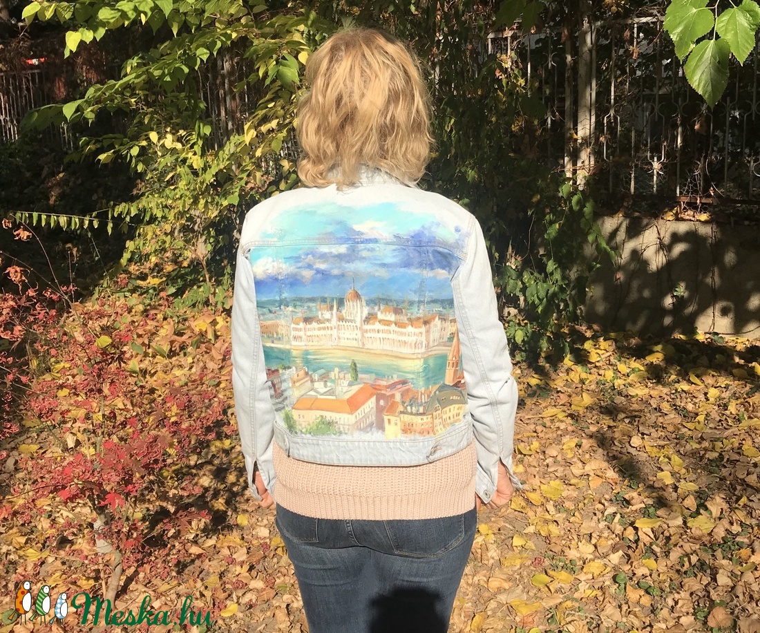 Festett farmer kabát saját képpel  -  - Meska.hu