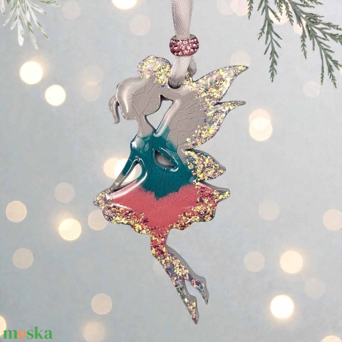 Karácsonyi Fények � Mozaika karácsonyi díszek szett (3 db) - karácsony - karácsonyi lakásdekoráció - karácsonyfadíszek - Meska.hu