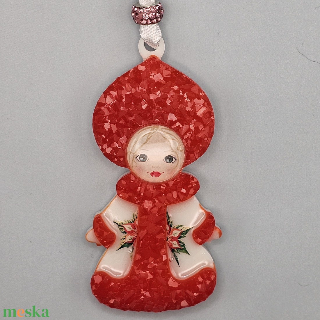 Piros Mesék  Karácsonyi Díszek Szett (4 db) - karácsony - karácsonyi lakásdekoráció - karácsonyfadíszek - Meska.hu