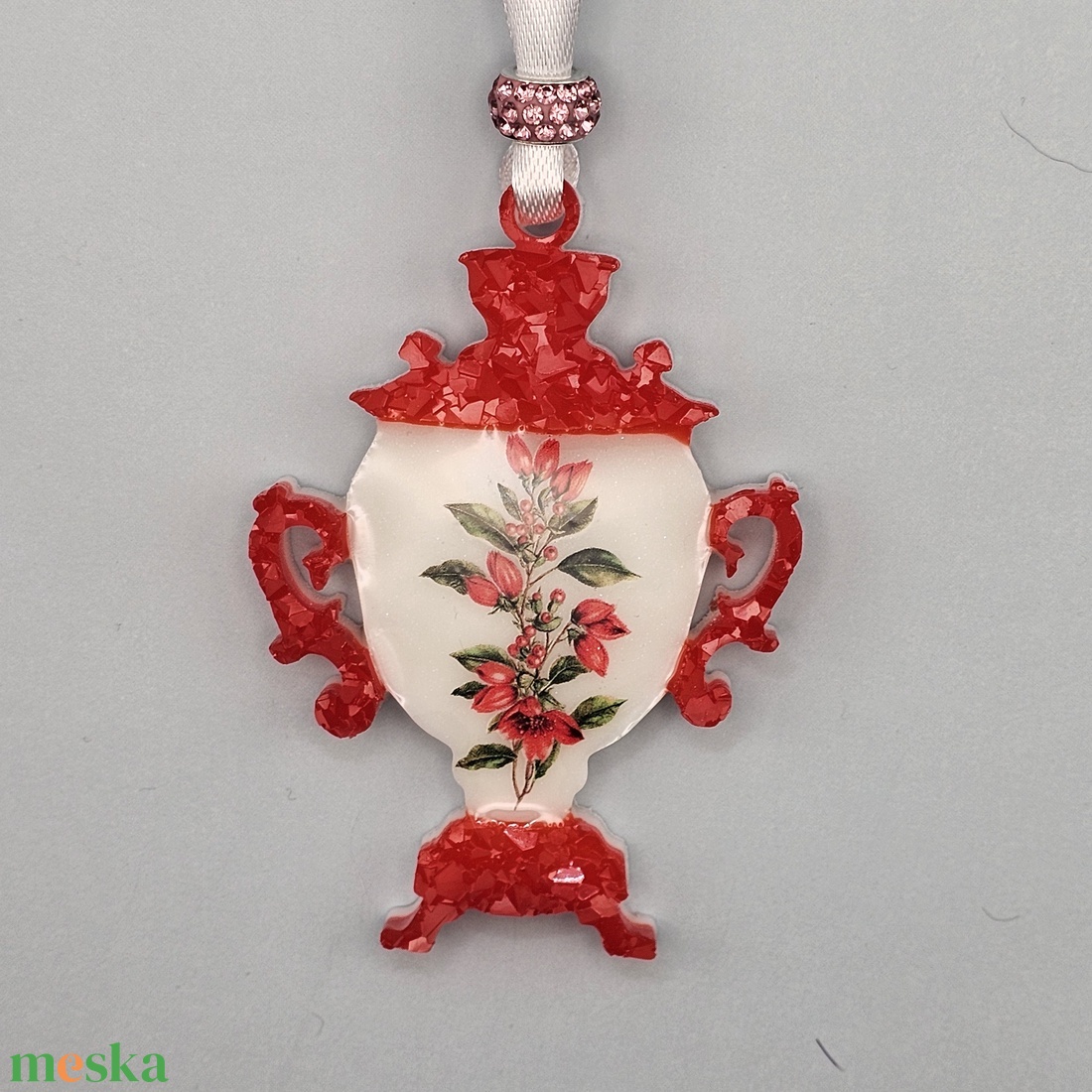 Piros Mesék  Karácsonyi Díszek Szett (4 db) - karácsony - karácsonyi lakásdekoráció - karácsonyfadíszek - Meska.hu