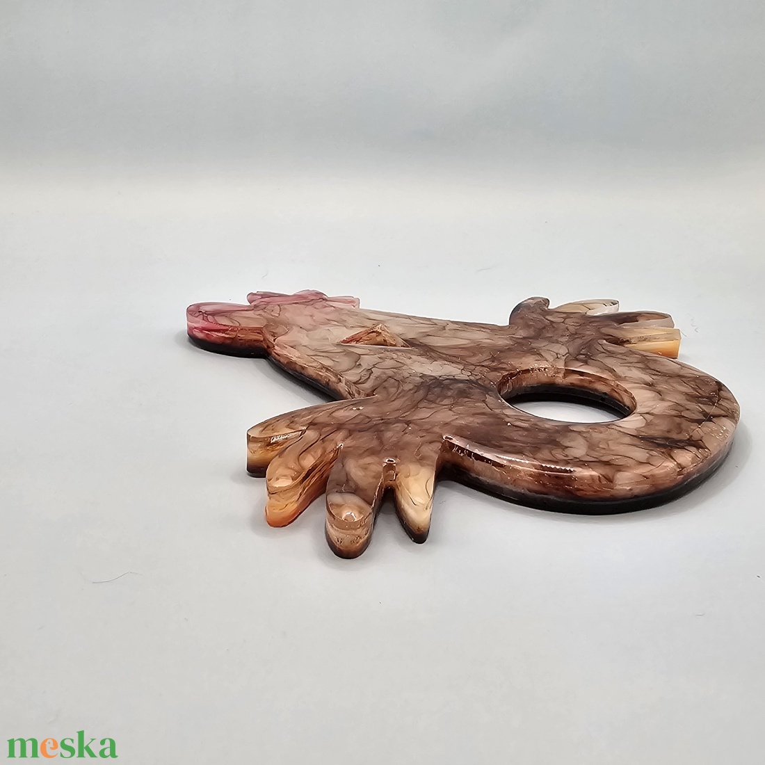 Húsvéti dekoráció szett � epoxi tojásalátét és függődísz, tyúk motívum - otthon & életmód - dekoráció - húsvéti asztaldíszek - Meska.hu