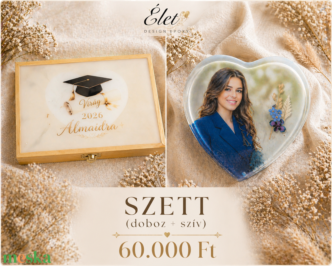 Ballagási emlék � egyedi doboz és szív - otthon & életmód - papír, írószer - ajándékozás kellékei - pénzátadó doboz - Meska.hu