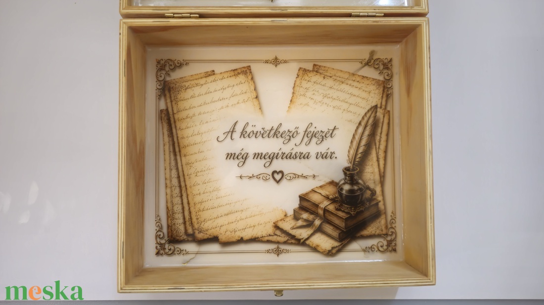 Esküvői emlékdoboz � személyre szabott nászajándék, Memory Box, könyv formájú doboz - esküvő - emlék & ajándék - doboz - Meska.hu
