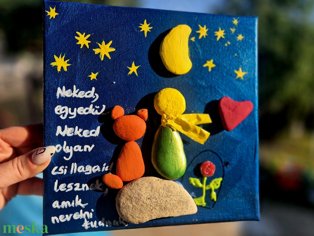 Kisherceg  - otthon & életmód - dekoráció - kép & falikép - kavics kép - Meska.hu