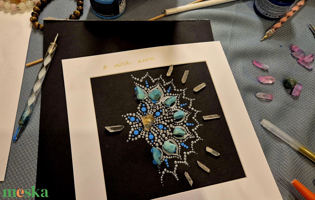 Kristálymandala  - otthon & életmód - dekoráció - spiritualitás - mandala - Meska.hu
