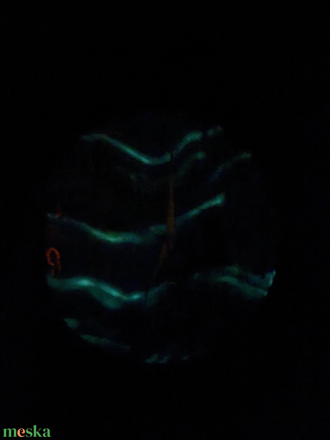 30cm -es Kisherceg ihlette epoxy falióra � egyedi kézműves falióra gyerekszobába - baba - mama - babaszoba dekoráció - gyerekszoba falmatrica - Meska.hu