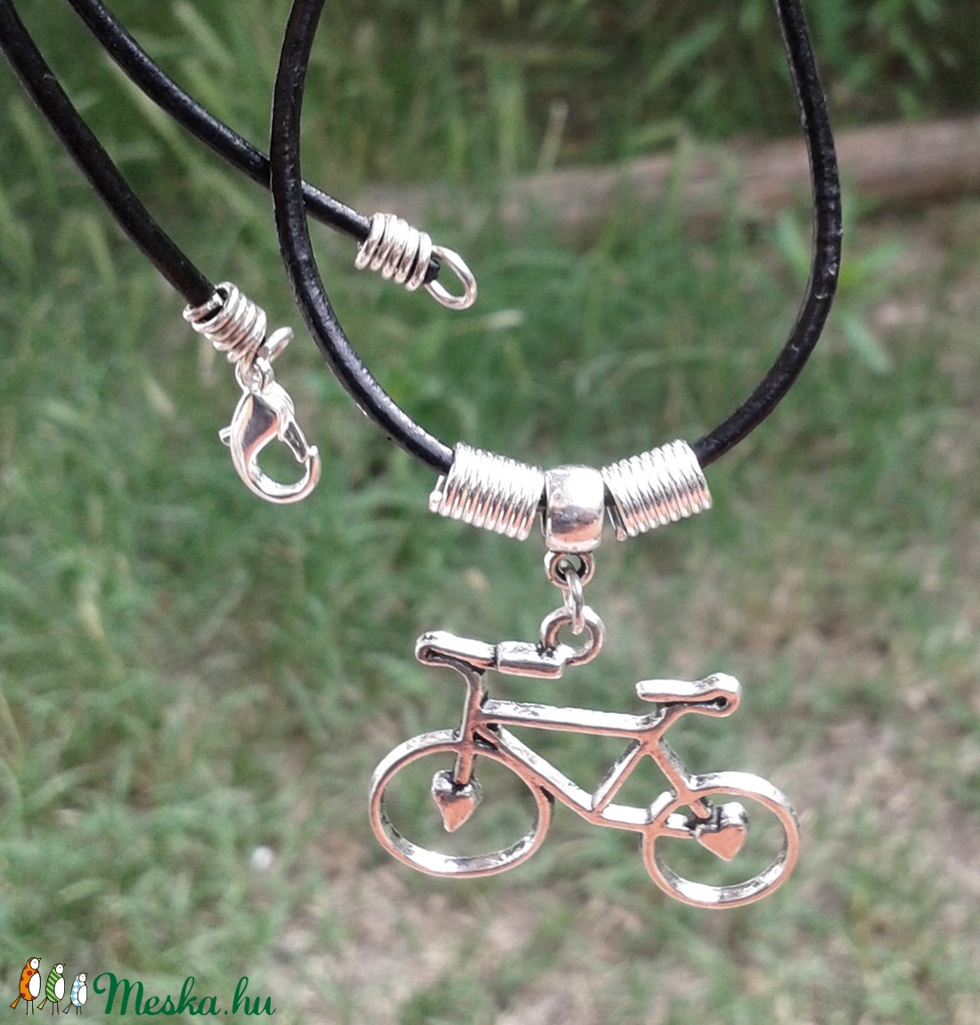 Biciklis nyaklánc -  - Meska.hu