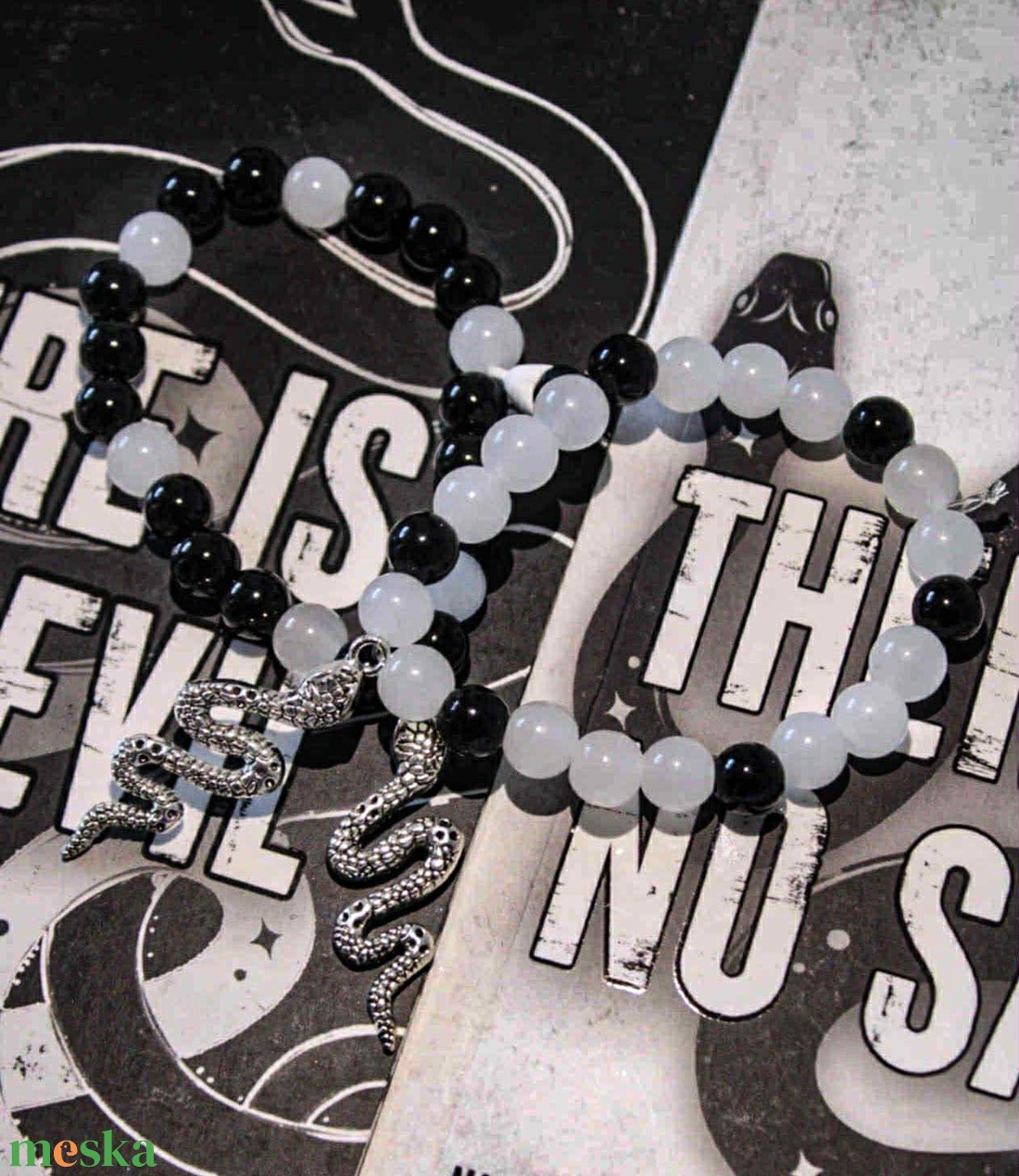 The Sinners duet páros karkötő - ékszer - karkötő - gyöngyös karkötő - Meska.hu