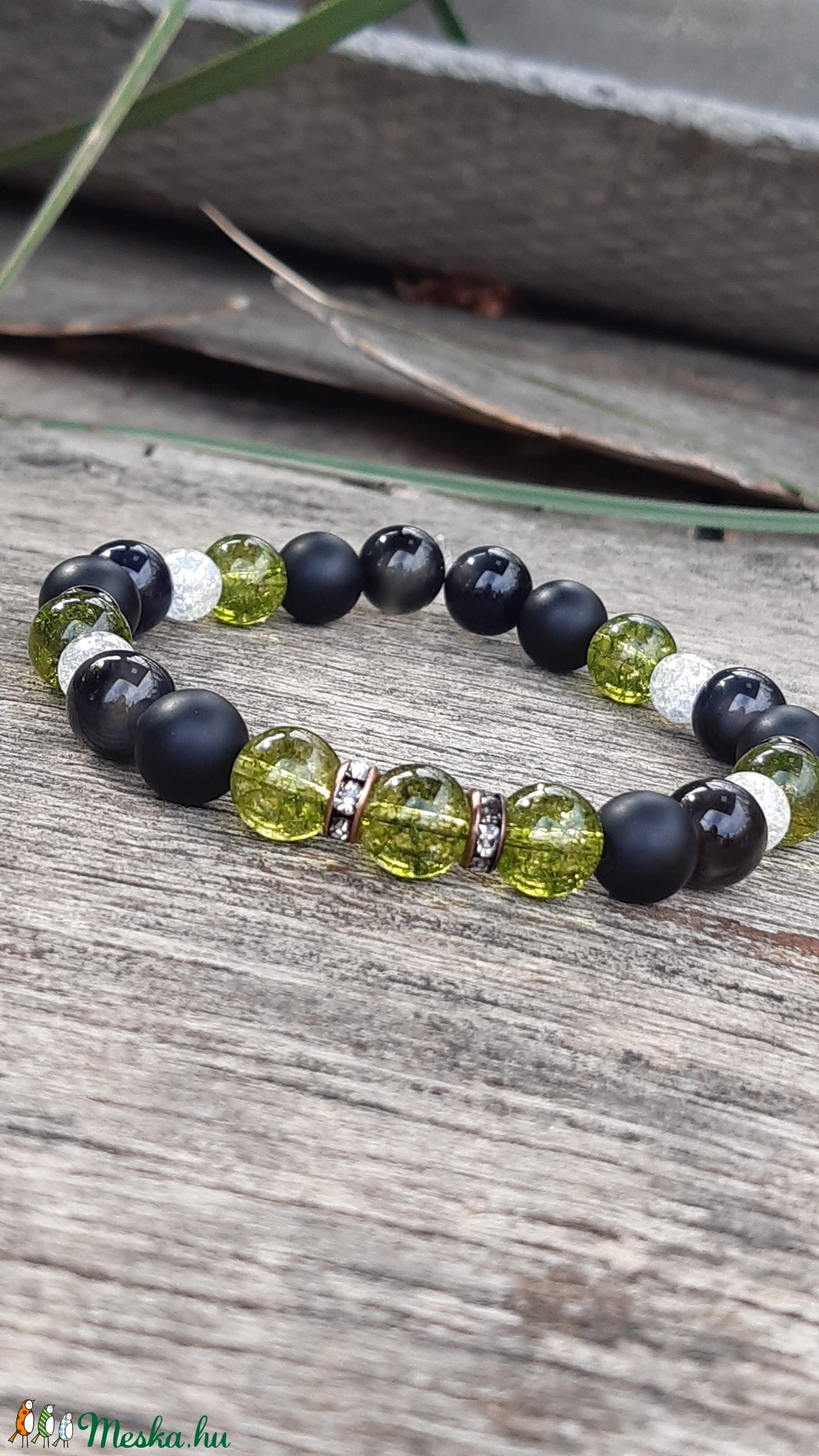 Varázslat-peridot-achát-jáde ásványos karkötő - ékszer - karkötő - ásványkarkötő - Meska.hu Varázslat-peridot-achát-jáde ásványos karkötő - ékszer - karkötő - ásványkarkötő - Meska.hu