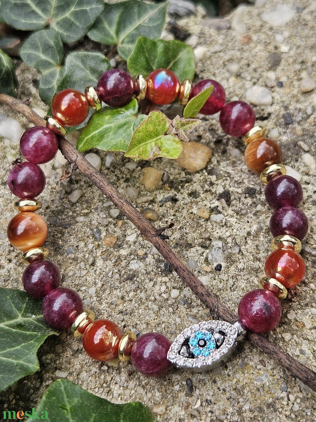 Allah szeme- ásványos karkötő - ékszer - karkötő - ásványkarkötő - Meska.hu Allah szeme- ásványos karkötő - ékszer - karkötő - ásványkarkötő - Meska.hu