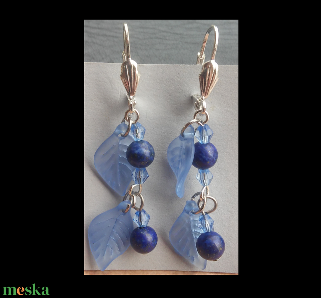 Lápisz Lazuli Elven Fülbevaló - ékszer - fülbevaló - lógó fülbevaló - Meska.hu Lápisz Lazuli Elven Fülbevaló - ékszer - fülbevaló - lógó fülbevaló - Meska.hu