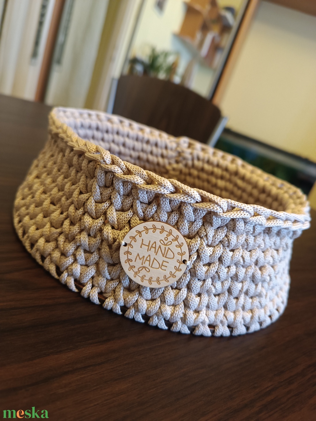 Horgolt tároló  - otthon & életmód - dekoráció - asztal és polc dekoráció - díszdoboz - Meska.hu