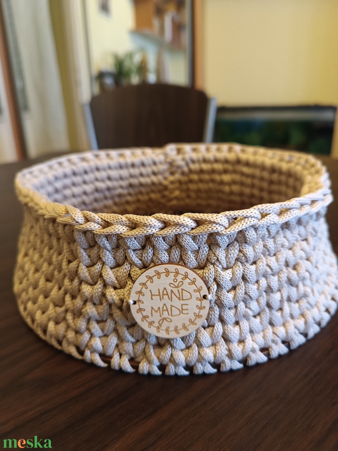 Horgolt tároló  - otthon & életmód - dekoráció - asztal és polc dekoráció - díszdoboz - Meska.hu