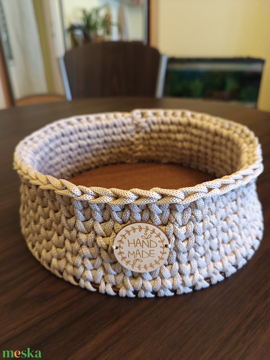 Horgolt tároló  - otthon & életmód - dekoráció - asztal és polc dekoráció - díszdoboz - Meska.hu