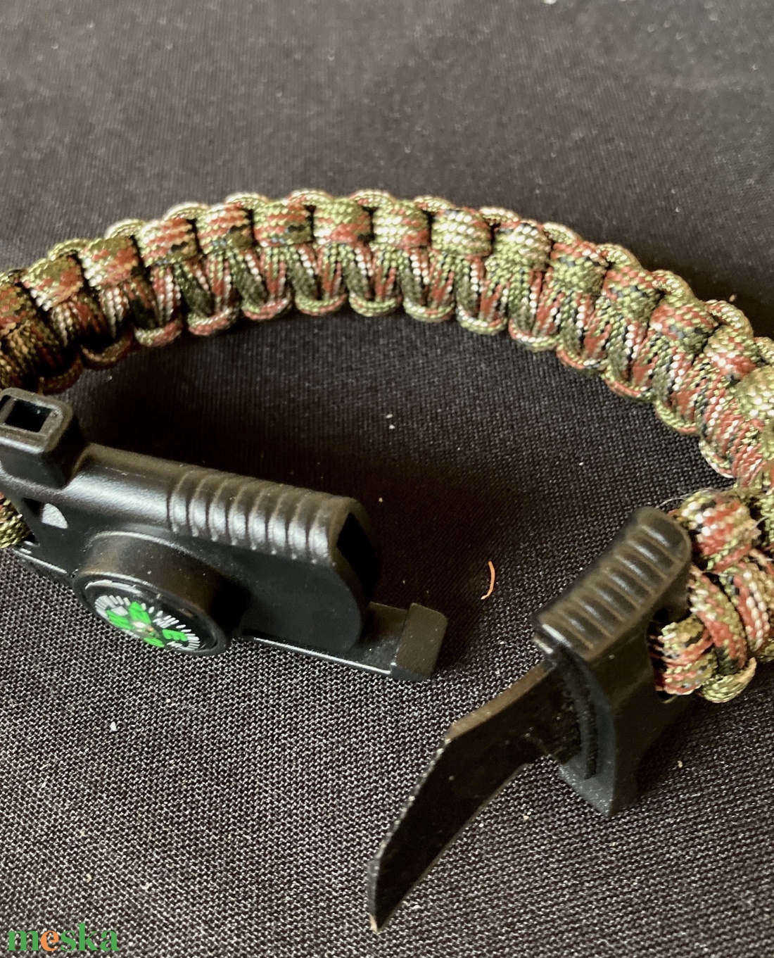 Paracord Túlélő karkötő  - ékszer - karkötő - Meska.hu