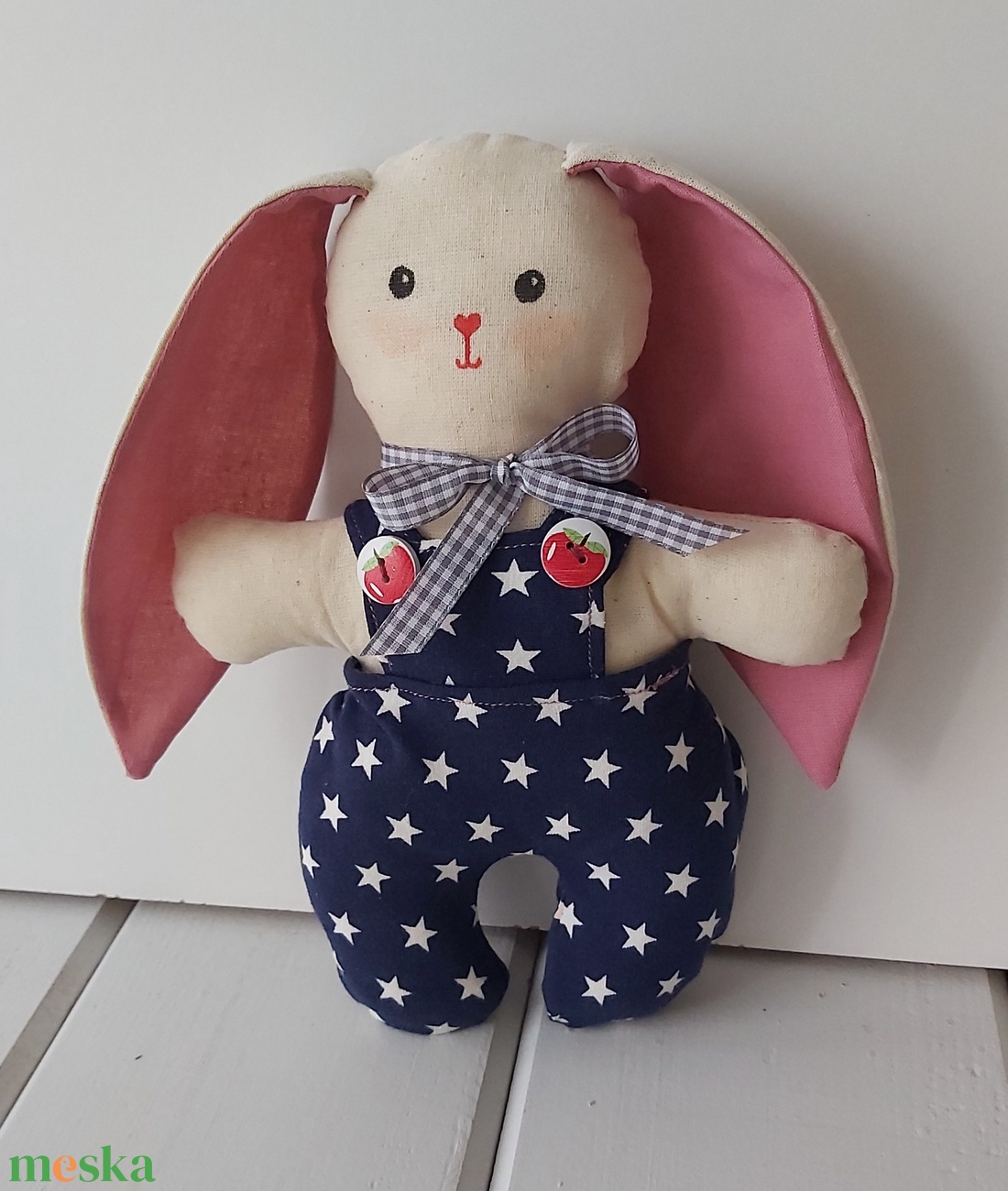 Öltöztethető  nyuszika - játék & sport - plüssállat & játékfigura - nyuszi - Meska.hu