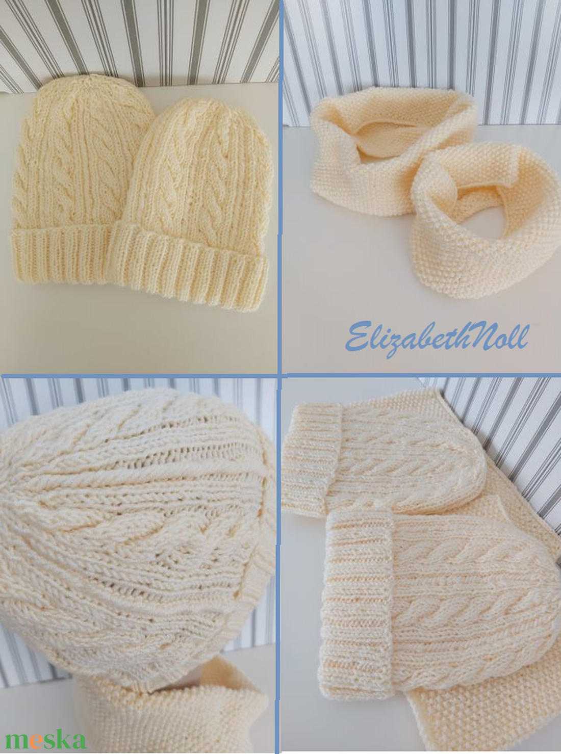 Anya-lánya csavart mintás sapka+körsál - ruha & divat - sál, sapka, kendő - sapka - Meska.hu Anya-lánya csavart mintás sapka+körsál - ruha & divat - sál, sapka, kendő - sapka - Meska.hu