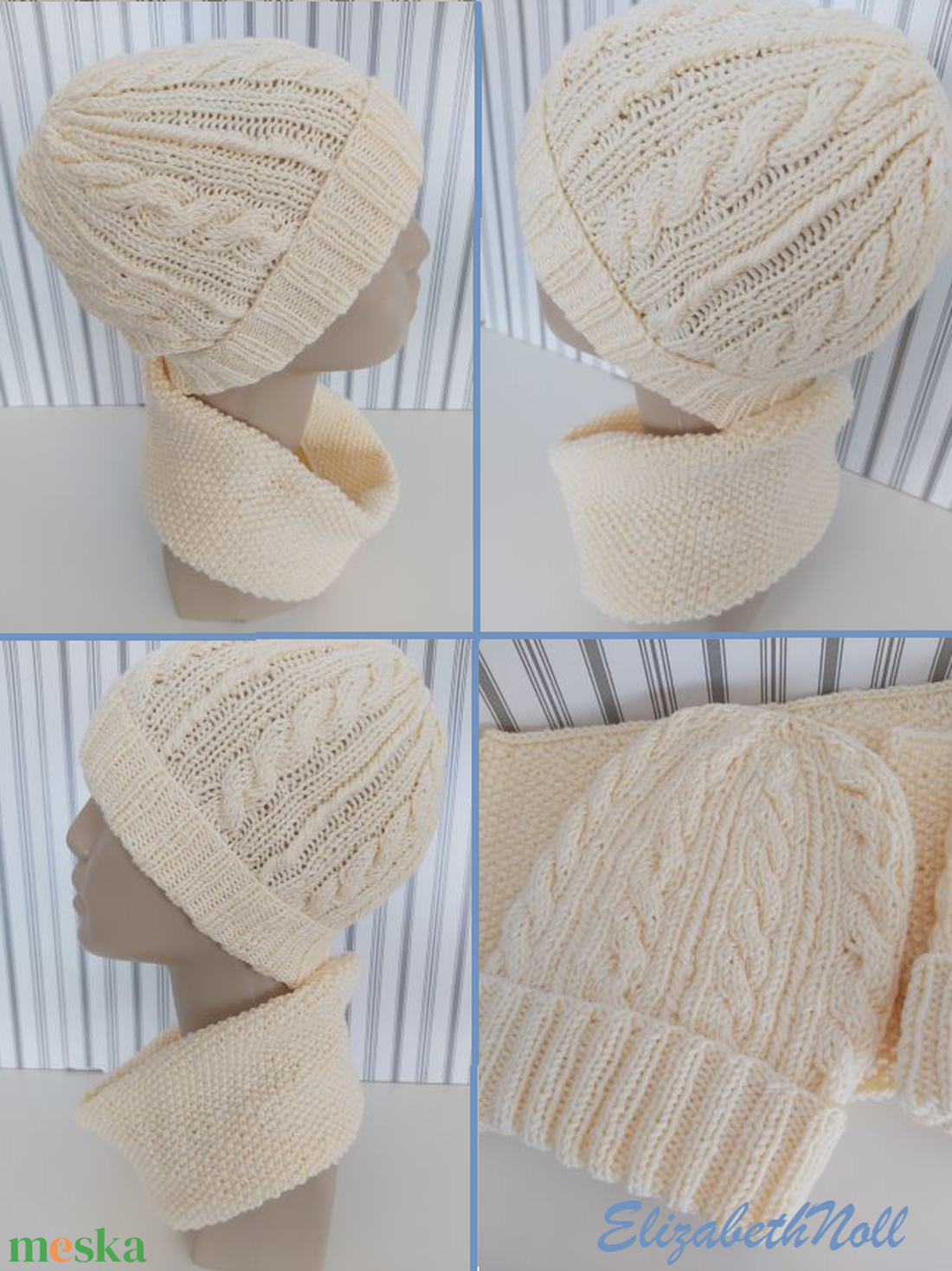 Anya-lánya csavart mintás sapka+körsál - ruha & divat - sál, sapka, kendő - sapka - Meska.hu Anya-lánya csavart mintás sapka+körsál - ruha & divat - sál, sapka, kendő - sapka - Meska.hu