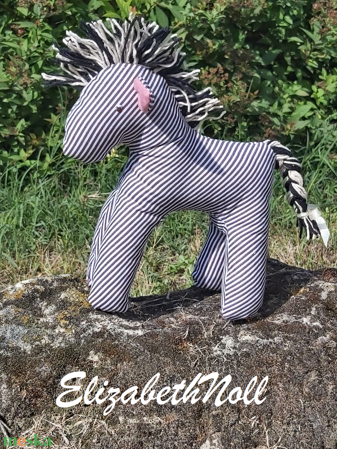 Zebra - játék & sport - plüssállat & játékfigura - ló - Meska.hu