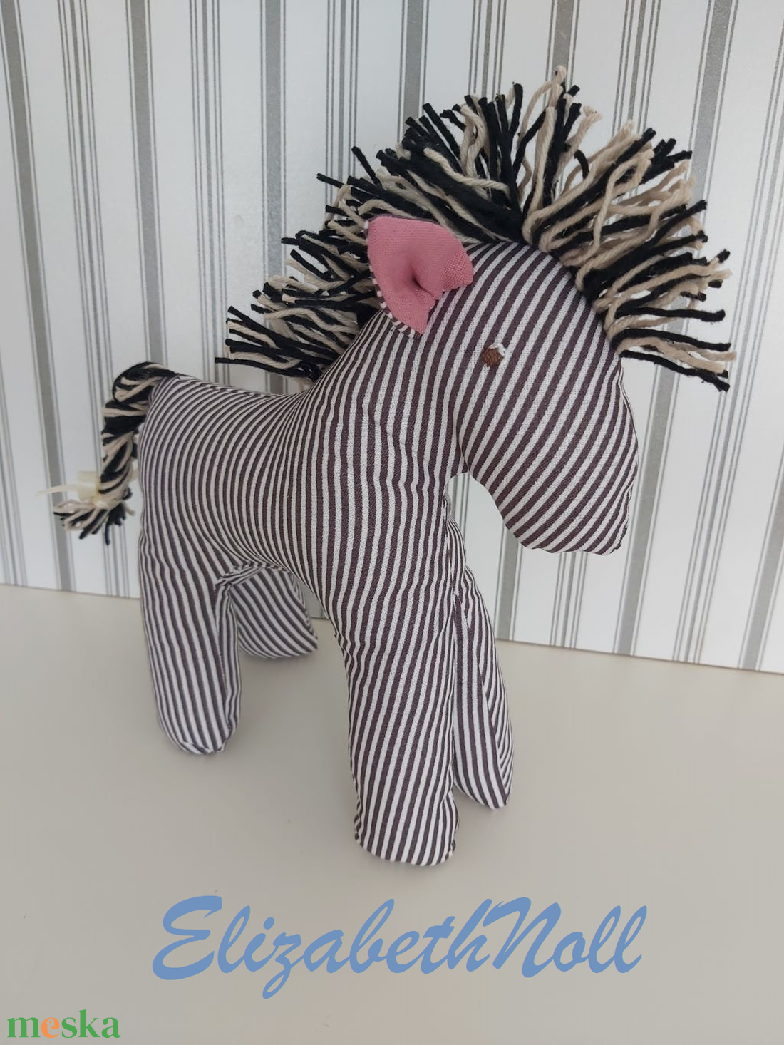 Zebra - játék & sport - plüssállat & játékfigura - ló - Meska.hu