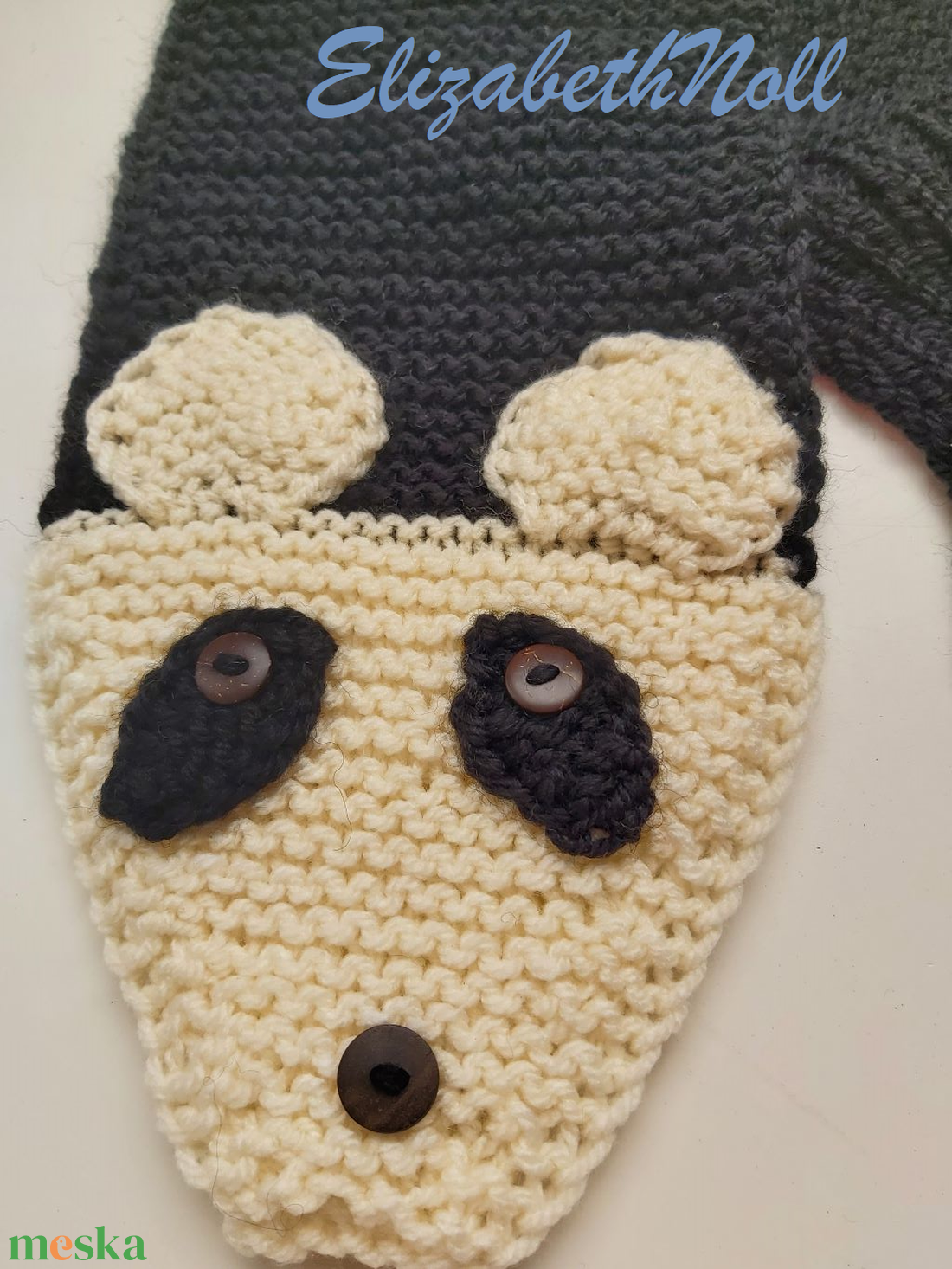 Panda-sál gyermek méretben - ruha & divat - sál, sapka, kendő - sál - Meska.hu Panda-sál gyermek méretben - ruha & divat - sál, sapka, kendő - sál - Meska.hu