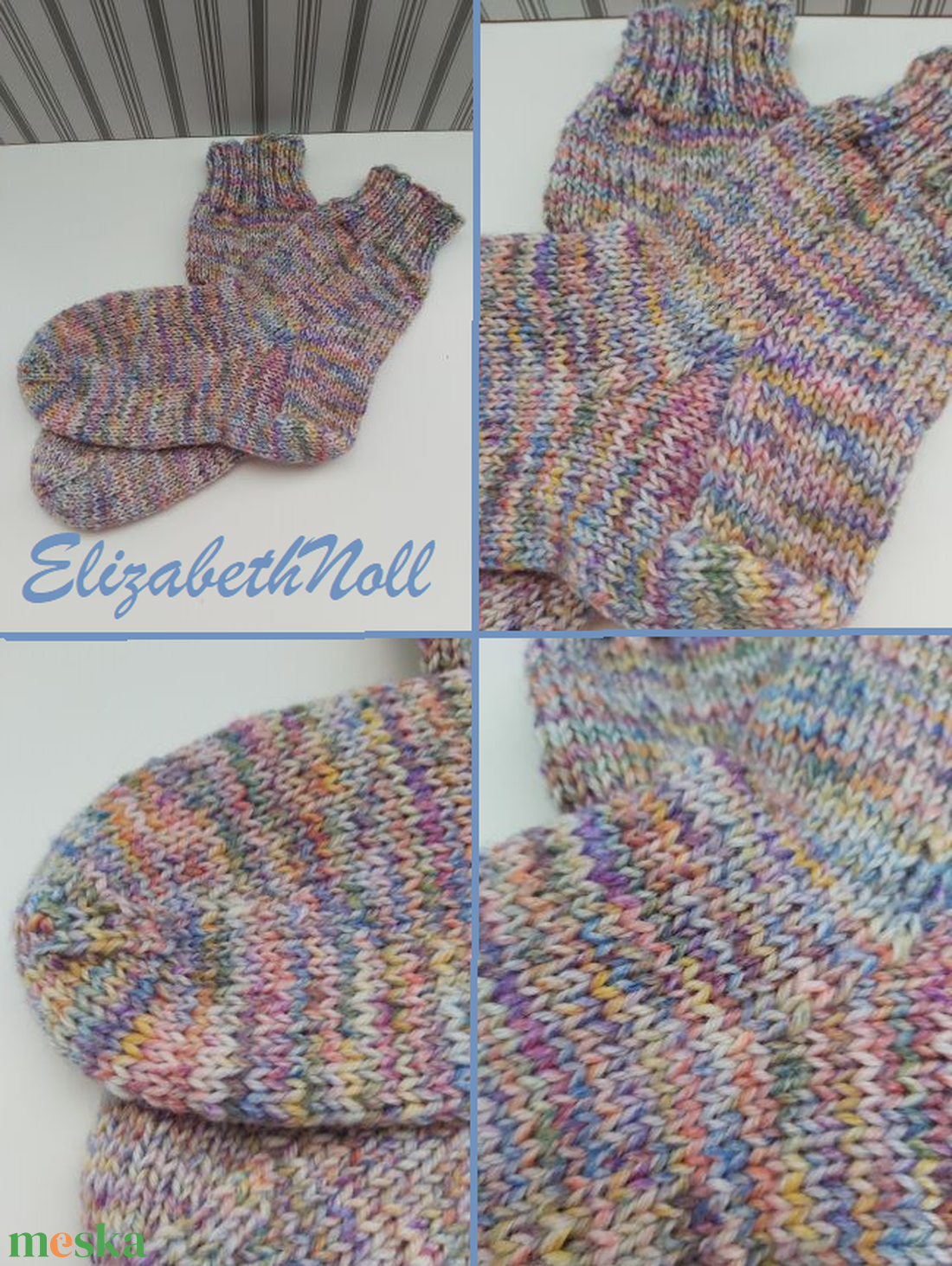 Színkavalkád kézzel kötött, gyapjú zokni - ruha & divat - cipő & papucs - zokni - Meska.hu Színkavalkád kézzel kötött, gyapjú zokni - ruha & divat - cipő & papucs - zokni - Meska.hu