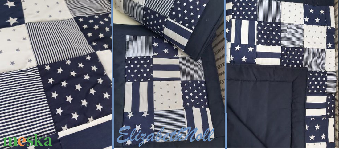 Csillagos-csíkos ágynemű szett - otthon & életmód - babaszoba, gyerekszoba - babatakaró, gyerek pléd - Meska.hu Csillagos-csíkos ágynemű szett - otthon & életmód - babaszoba, gyerekszoba - babatakaró, gyerek pléd - Meska.hu