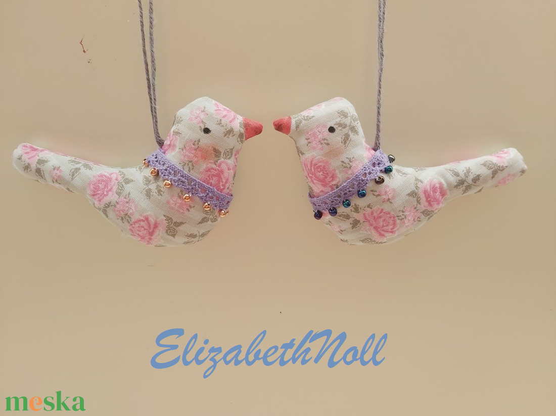 Gyöngyös, csipkés kismadarak - otthon & életmód - dekoráció - ajtó- és ablak dekoráció - ablakdísz - Meska.hu