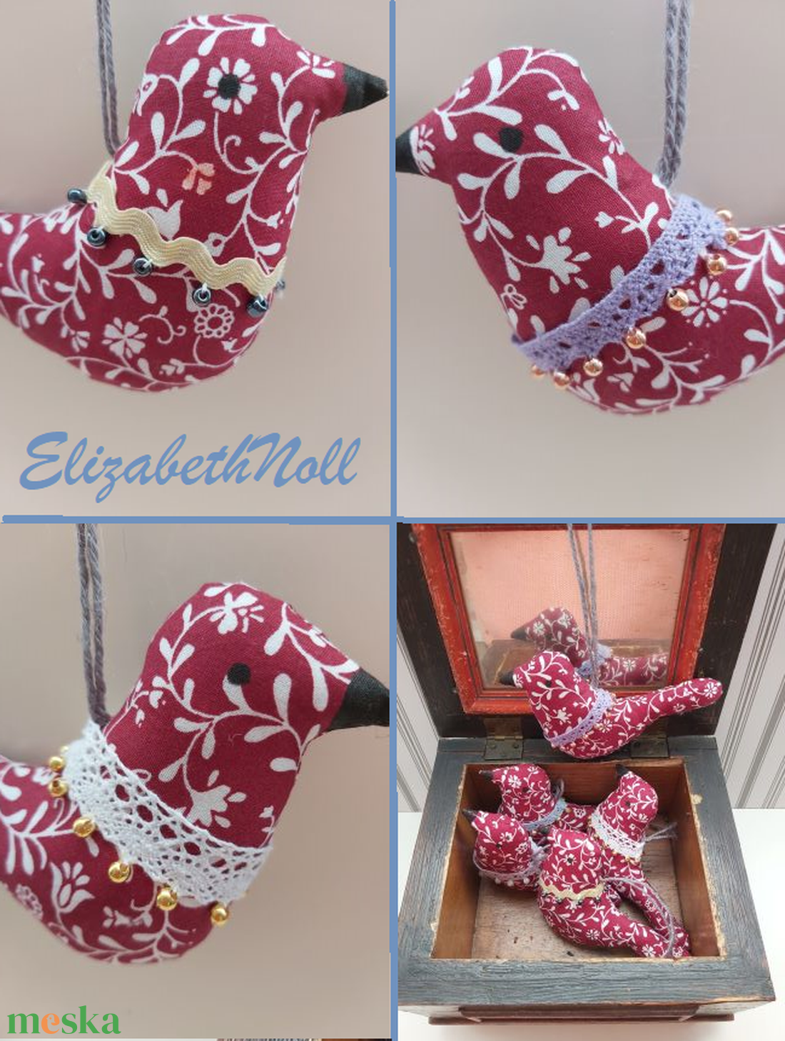 Gyöngyös, csipkés kismadarak - otthon & életmód - dekoráció - ajtó- és ablak dekoráció - ablakdísz - Meska.hu Gyöngyös, csipkés kismadarak - otthon & életmód - dekoráció - ajtó- és ablak dekoráció - ablakdísz - Meska.hu