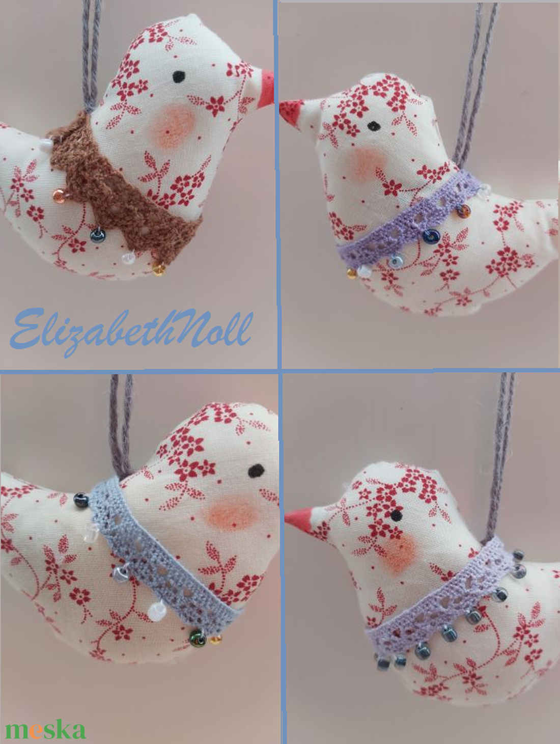 Gyöngyös, csipkés kismadarak - otthon & életmód - dekoráció - ajtó- és ablak dekoráció - ablakdísz - Meska.hu Gyöngyös, csipkés kismadarak - otthon & életmód - dekoráció - ajtó- és ablak dekoráció - ablakdísz - Meska.hu