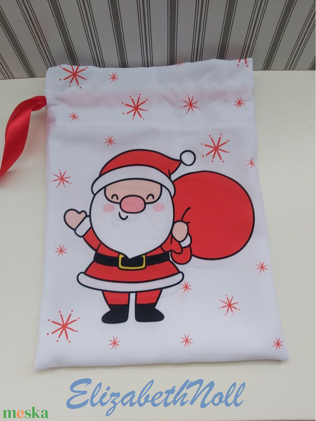 Mikulás zsák - táska & tok - bevásárlás & shopper táska - shopper, textiltáska, szatyor - Meska.hu