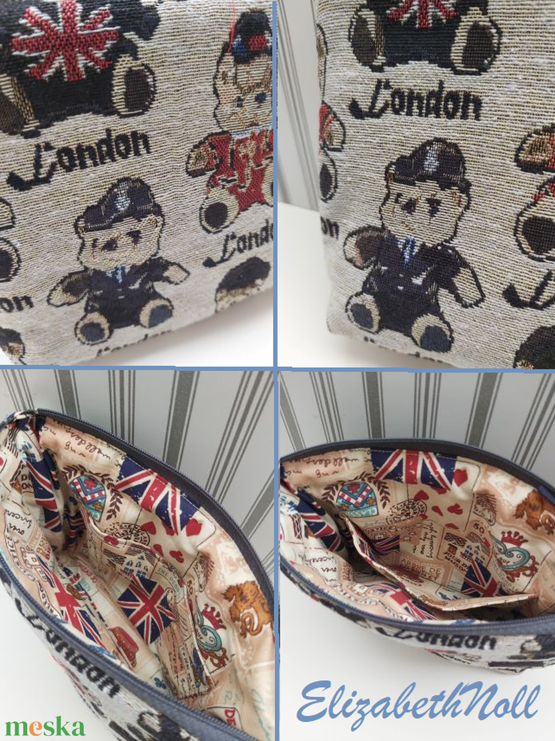 Aranyos, praktikus, Paddingtonos � neszesszer - táska & tok - neszesszer - Meska.hu