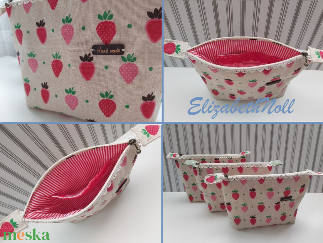 Epermintás neszesszer - otthon & életmód - papír, írószer - tolltartó & ceruzatekercs - Meska.hu