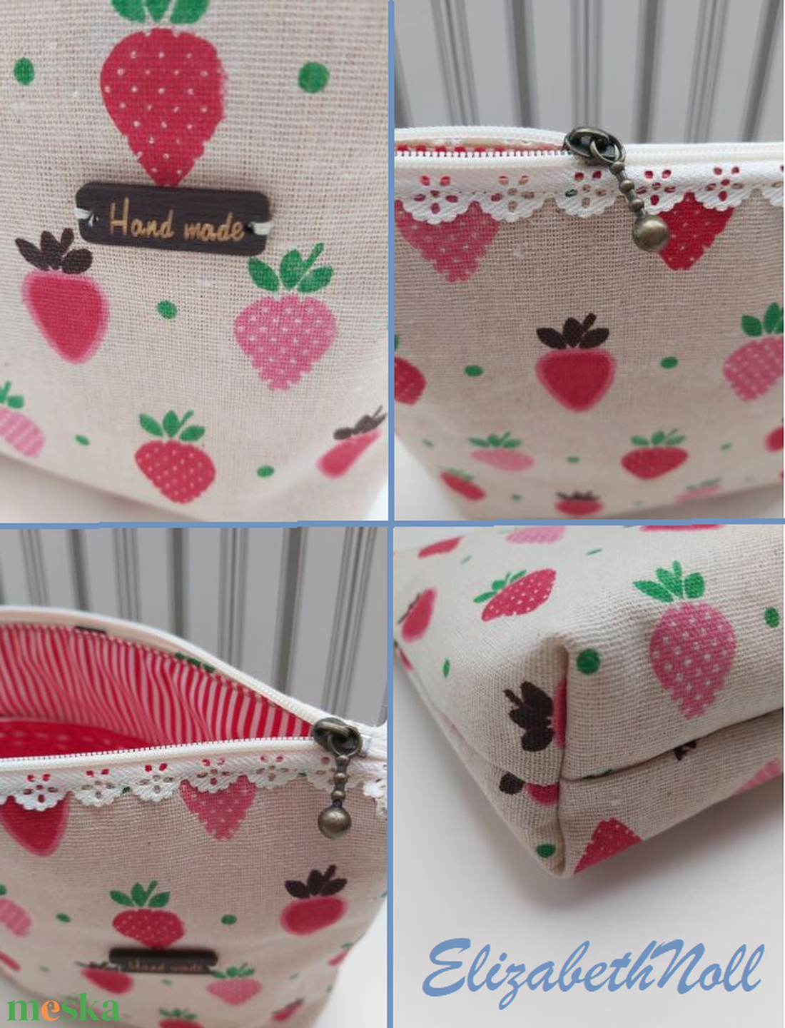 Epermintás neszesszer - otthon & életmód - papír, írószer - tolltartó & ceruzatekercs - Meska.hu