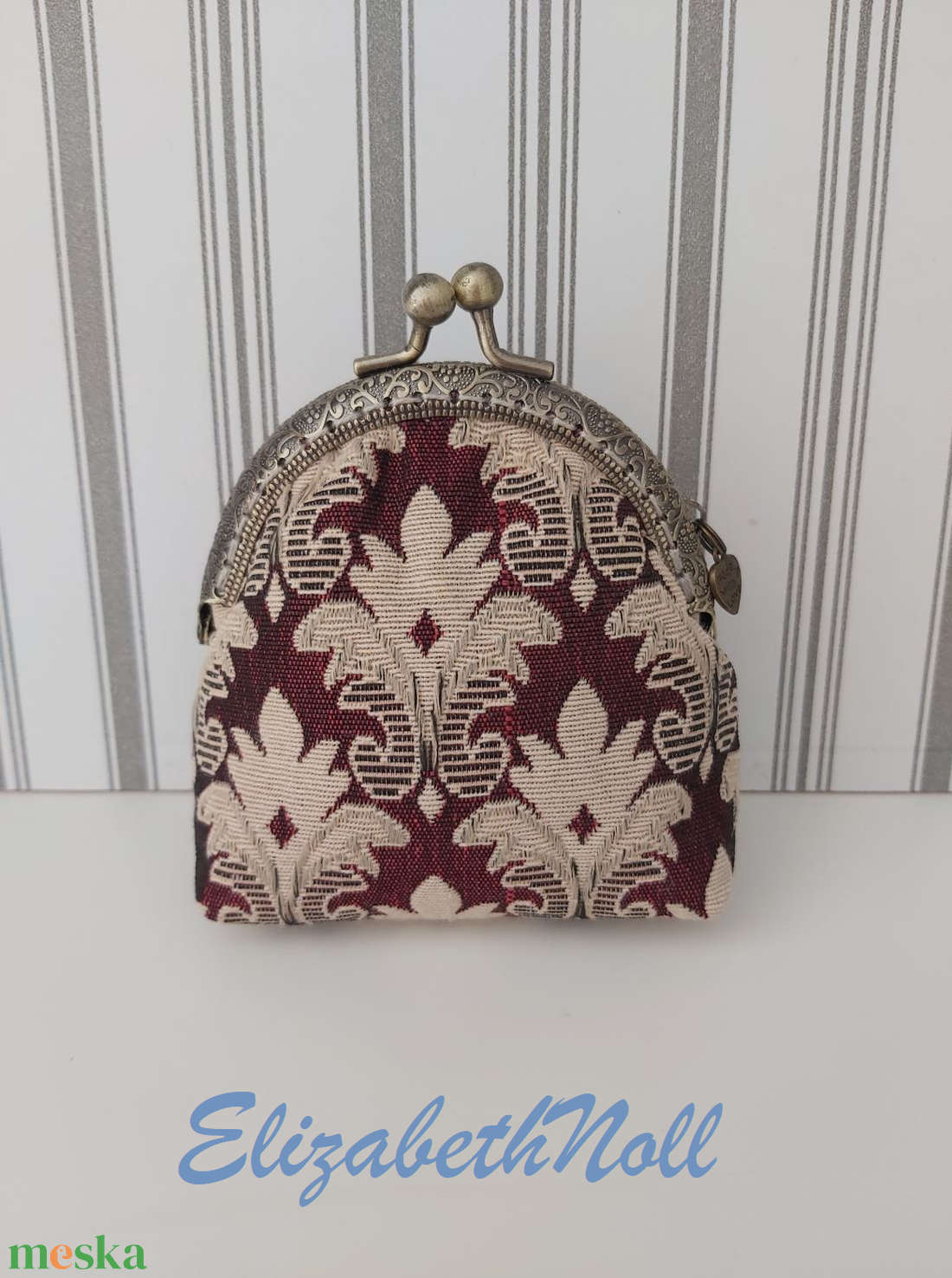 Francia barokk gobelin pénztárca, neszesszer - táska & tok - neszesszer - Meska.hu