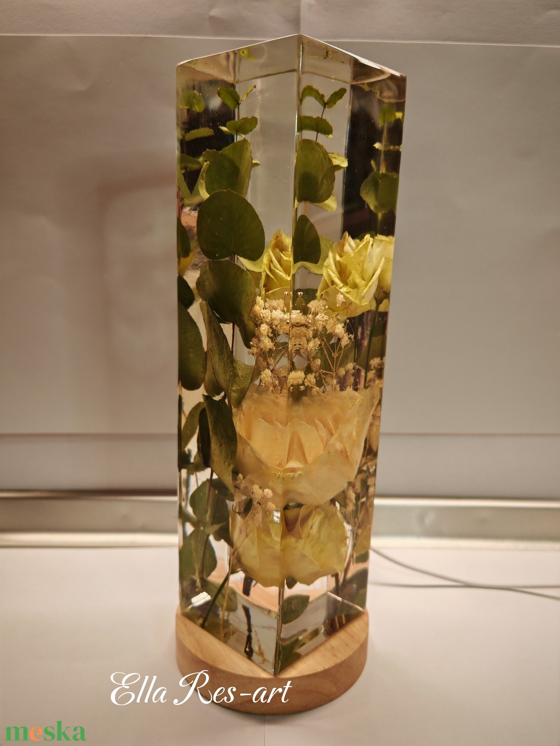 Hangulatlámpa Menyasszonyi csokorból - otthon & életmód - lámpa - hangulatlámpa - Meska.hu