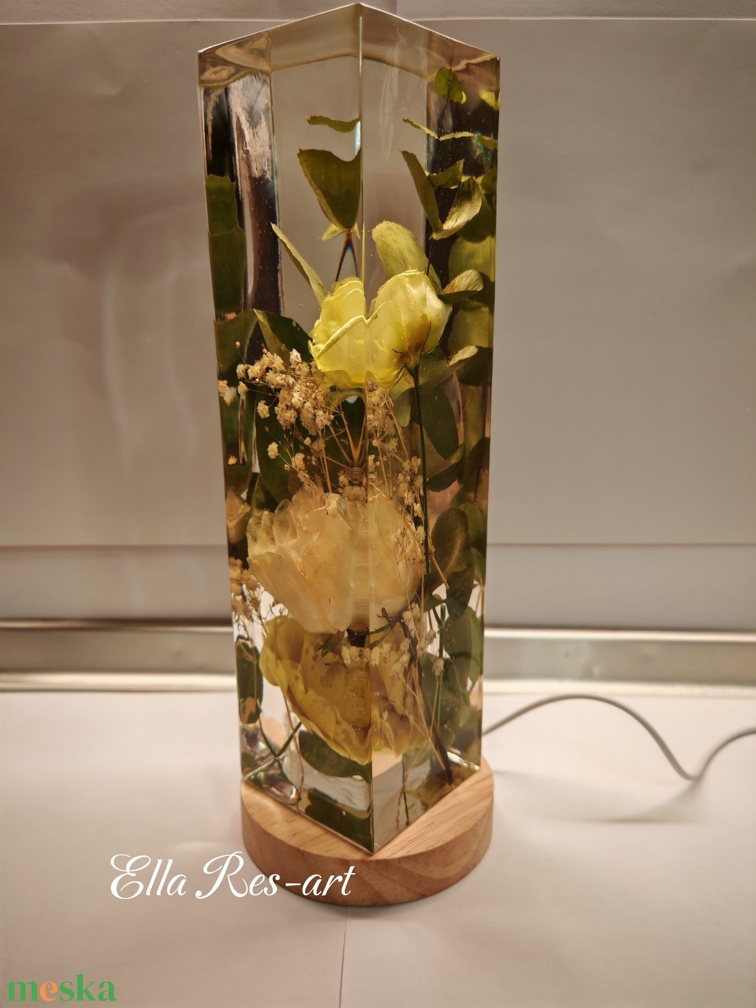 Hangulatlámpa Menyasszonyi csokorból - otthon & életmód - lámpa - hangulatlámpa - Meska.hu