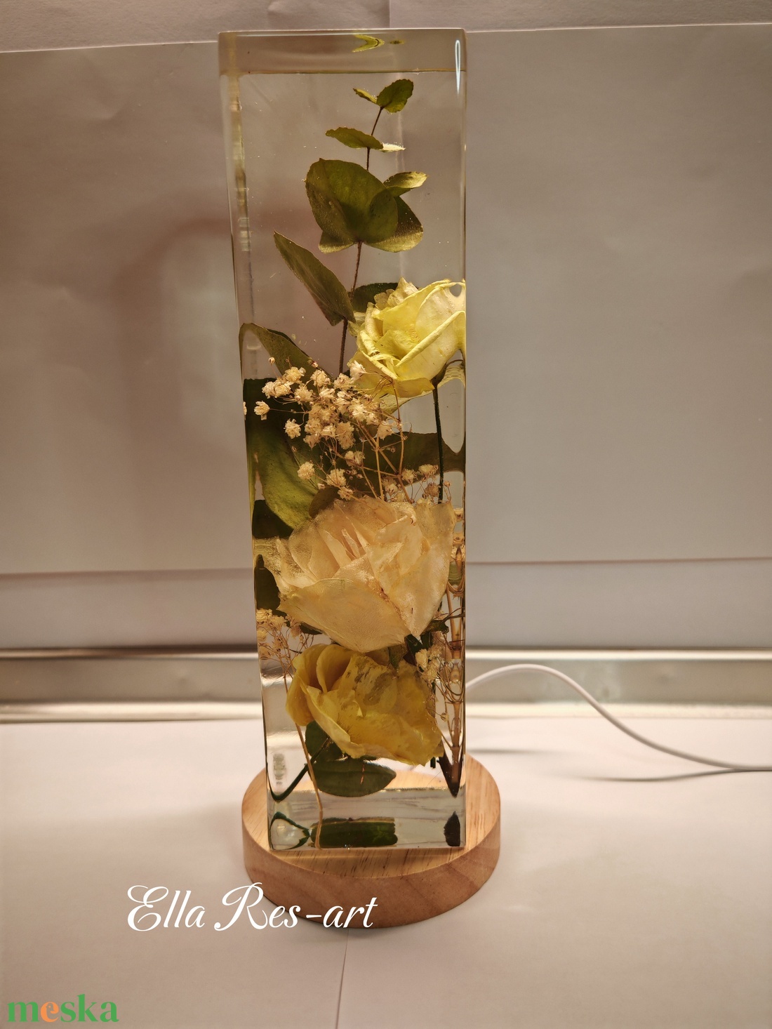 Hangulatlámpa Menyasszonyi csokorból - otthon & életmód - lámpa - hangulatlámpa - Meska.hu