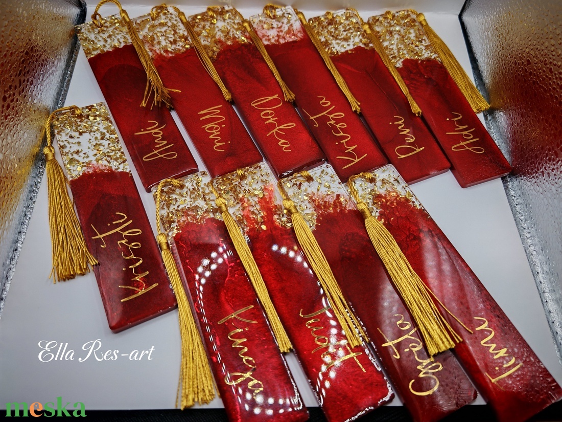 Könyvjelző névvel - könyv & zene - könyvjelző - Meska.hu