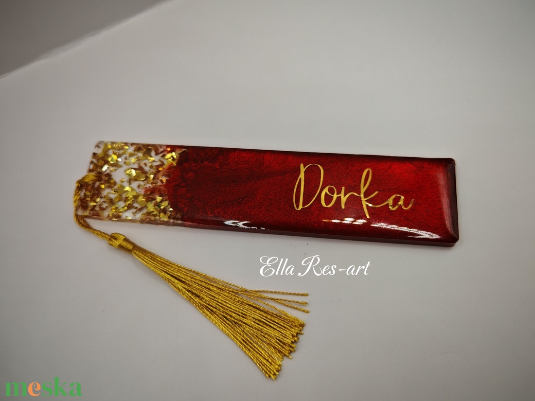 Könyvjelző névvel - könyv & zene - könyvjelző - Meska.hu