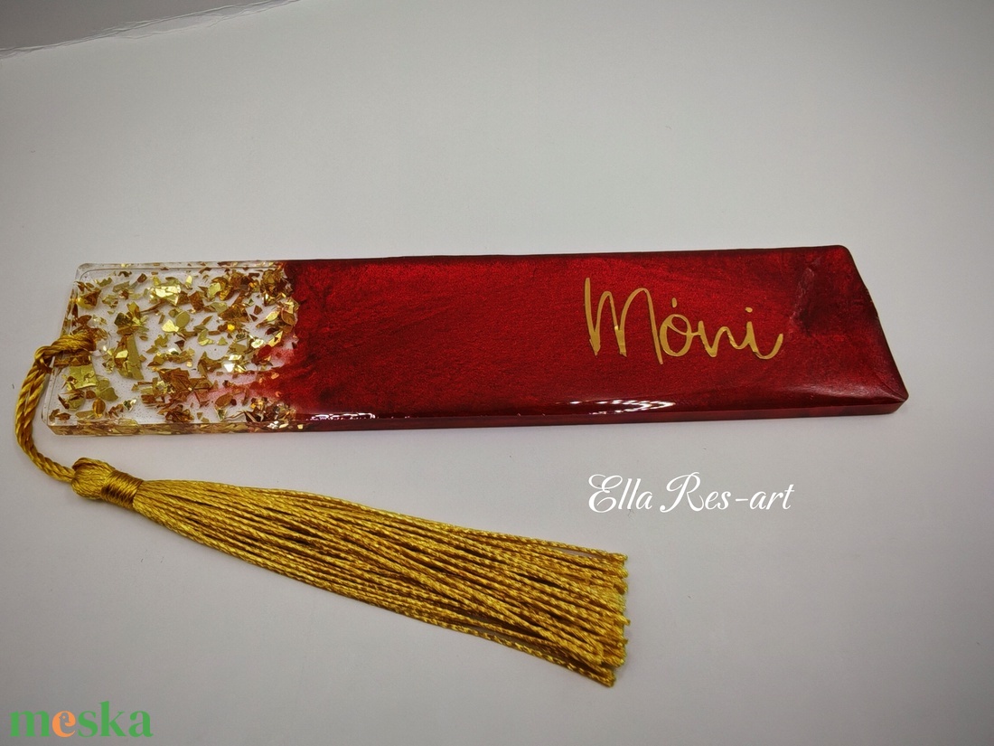 Könyvjelző névvel - könyv & zene - könyvjelző - Meska.hu