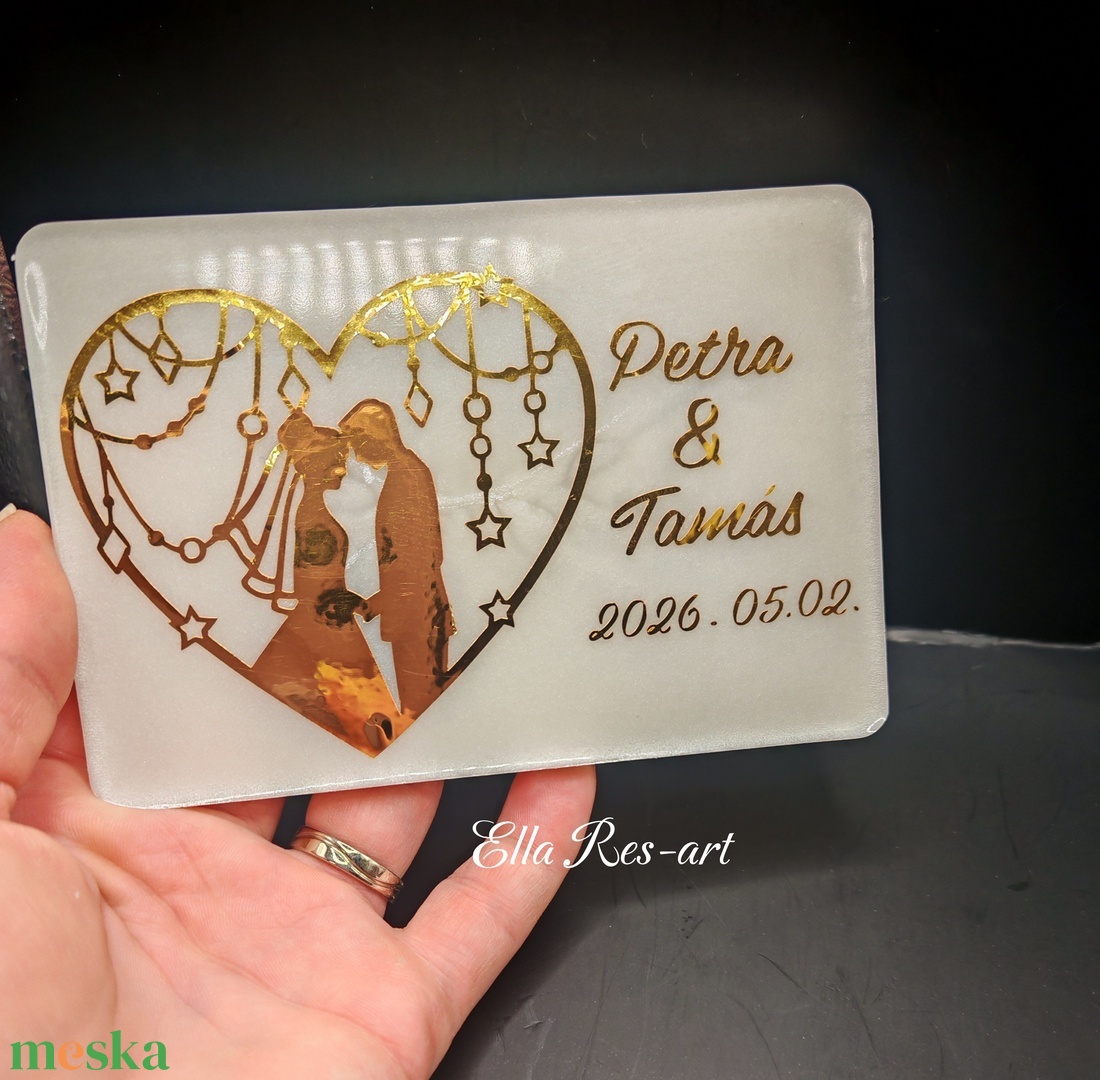 Köszönőajándék (Szív pár) - esküvő - emlék & ajándék - köszönőajándék - Meska.hu