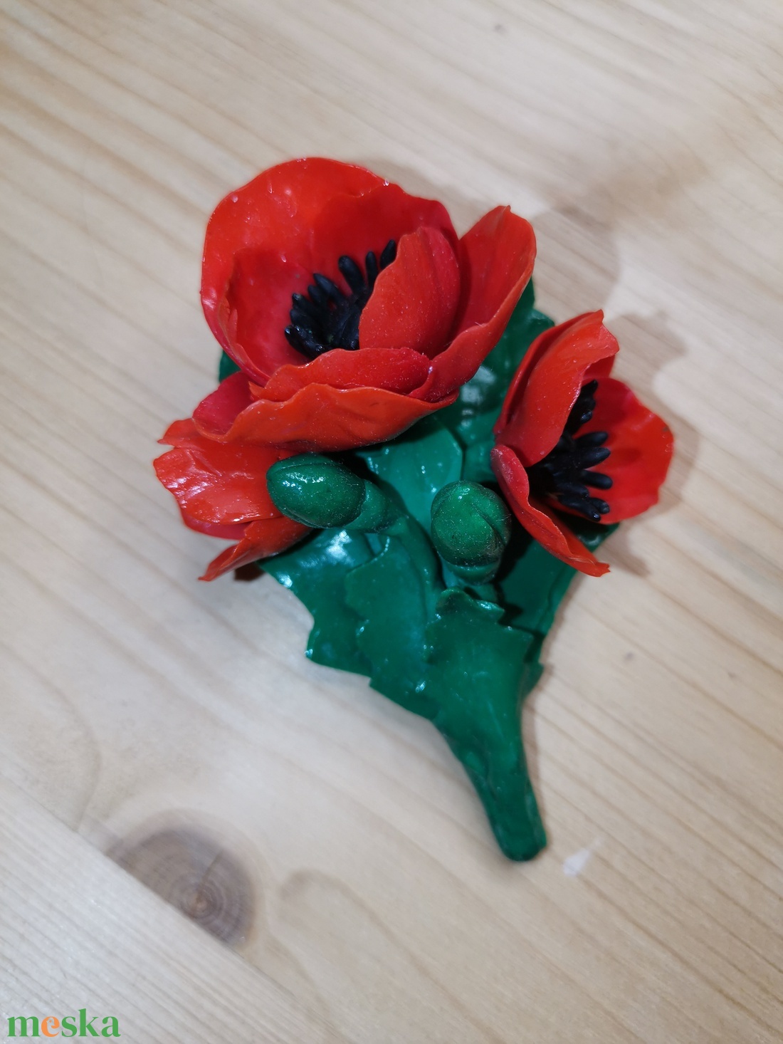 Bross. Mákvirág. Csokor polimer agyag - ékszer - kitűző és bross - ruha & cipőklipsz - Meska.hu Bross. Mákvirág. Csokor polimer agyag - ékszer - kitűző és bross - ruha & cipőklipsz - Meska.hu